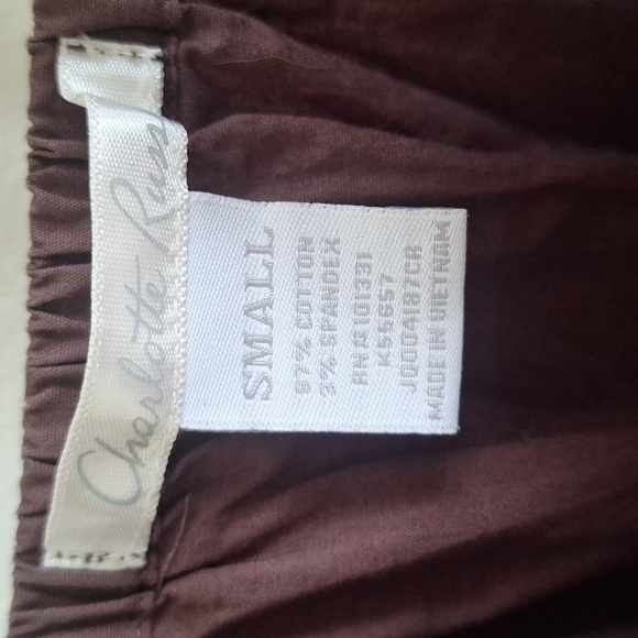 Charlotte Russe Cotton Chocolate Brown Dress Size Small - Picture 3 of 9